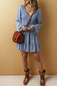 Aadhya Smocked Tiered Mini Dress