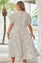 Kaylani Plus Size Leopard Print Flared Dress