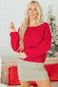 Addison Backless Bubble Sleeve Sweater
