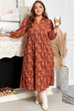 Mallory 4 Sleeve Long PLUS Dress