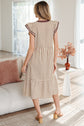 Makenzie Contrast Trim Midi Dress