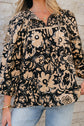Camilla Bracelet Sleeve Boho Blouse