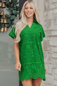 Celine Eyelet Embroidered T Shirt