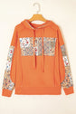 Myrassa Side Slit Drawstring Hoodie