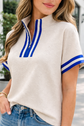 Lakelynn Colorblock Short Sleeve Top