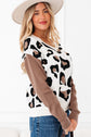 Jocelyn Block Patchwork Sleeve Sweater