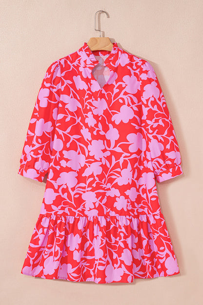 Milan Ruffle Hem Mini Dress