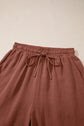 Kaia Waist Loose Linen Shorts