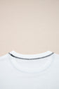 Clare Contrast Stitching Oversize Sweatshirt