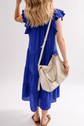 Zelda Collared Tiered Midi Dress