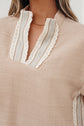 Jessica Rolled Short Sleeve Blouse
