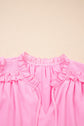 Milena Ruffle Short Sleeve PLUS Blouse