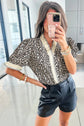 Lena Trim Short Sleeve Blouse