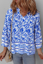 Anne 4 Sleeve Tied Blouse