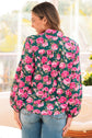 Cleo Collar Puff Sleeve Blouse