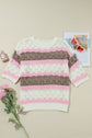 Leilani Crochet Half Sleeve Sweater