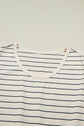 Mabel Stripe Drawstring Tunic Tank