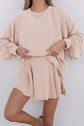 Scarlett Corded Lantern Sleeve Top