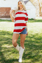 Tiana Block Oversize Tunic Tee