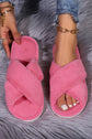 Etta Open toe Fuzzy Slippers