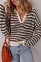 Paris Collared Pullover Chic Sweater