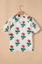 Briar Shirred Short Sleeve Blouse