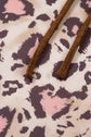 Scarlett Print Knit Patchwork Hoodie