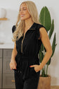 Azariah Drawstring Elastic Waistband Jumpsuit