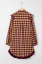 Novalee Mini Shirt Dress Long Sleeve Top