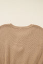 Zariah Embellished Keyhole Ribbed Sweater