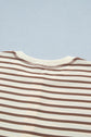 Keira Stripe Half T Shirt
