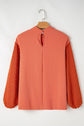 June Swiss Dot Balloon Sleeve Loose Blouse
