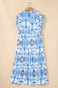 Whitley Sleeve Vacation Long Dress