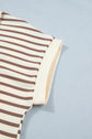Keira Stripe Half T Shirt