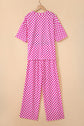 Elisa Print Half Sleeve Lounge Set