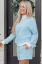 Juliette Mock Sweatshirt and Shorts Set