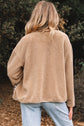 Renaona Print accent Plush Jacket