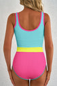 Hanna Patchwork One Piece Swimsuit