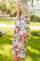 Aliya Half Sleeve Shift Dress