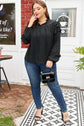Jaycee Sleeve Chiffon Elegant PLUS Shirt