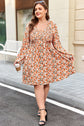 Lauren Sleeve Babydoll Short PLUS Dress