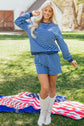 Chloe Casual Short Set Long Sleeve Top Set