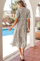 Lisa Puff Sleeve Long Dress