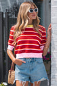 Lennox Trim Half Sleeve Sweater