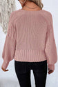 Khloe Mixed Texture Knit Sweater