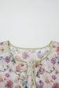 Andi Striped Detail Babydoll PLUS Blouse