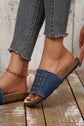 Kennedi Retro Studded Detail Slippers