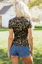 Annabelle Print Mock Slim Tee