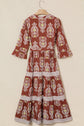 Katie Trim Tiered Maxi Dress