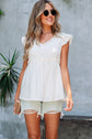 Ashley Trim Flutter Flowy Top